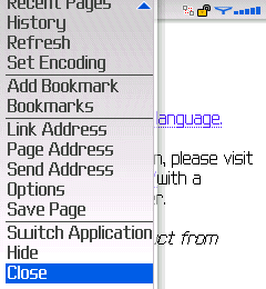 BlackBerry Screen Shot