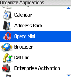 BlackBerry Screen Shot