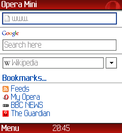 BlackBerry Screen Shot