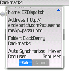 BlackBerry Screen Shot