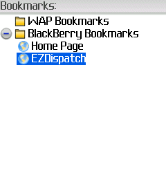 BlackBerry Screen Shot