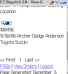 BlackBerry Screen Shot